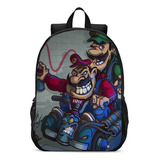 Mochila Escolar Infantil Juvenil Homens Pintando A Parede