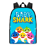 Mochila Escolar Menino Menina Infantil Baby Shark Pré Escola