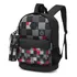 Mochila Escolar Ozil Escolar Juvenil Universitária Faculdade Espaçosa Grande Moderna Amplo Espaço Divisórias Trabalho Bolsa Colegial Ozil Cor Preto Design Estampado 19l