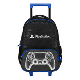 Mochila Escolar Rodinha Playstation