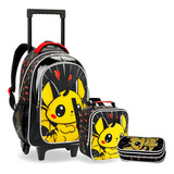 Mochila Escolar Rodinhas Meninos