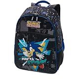 Mochila Escolar Sonic Dont Stop Pacific