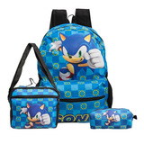 Mochila Escolar Sonic Sega