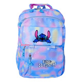 Mochila Escolar Stitch Costas