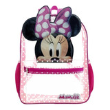 Mochila Escolar Tamanho 16 Xeryus Minnie Y2 9342 Cor Rosa