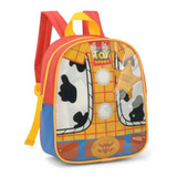 Mochila Escolar Toy Story Woody Vermelha - Luxcel