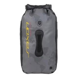 Mochila Estanque Saxon Mundi 30lt Cinza A Prova Dagua Moto