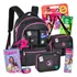 Mochila Estojo Lancheira Luluca Youtuber Meninas 2025 Cor Lu24636 Preto