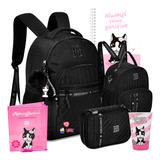 Mochila Estojo Lancheira Meninas