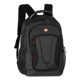Mochila Executiva Compartimento Notebook Ml3107 Clio Style Cor Preto Desenho Do Tecido Liso