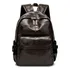 Mochila Executiva Couro Vintage Notebook Multifuncional Cor Marrom