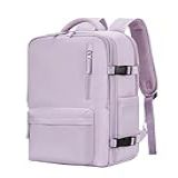 Mochila Executiva Expansível De Viagem Resistente à Água Com Compartimento Para Laptop E USB Modelo 2 LILAS