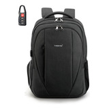 Mochila Executiva Para Viagem Trabalho Resistente Notebook Cor Preto Tigernu Impermeável