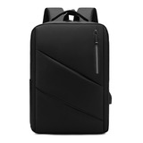 Mochila Executiva Preta Impermeável Notebook 15 6 Reforçada Cor Preto Tecido Executivo Lebag