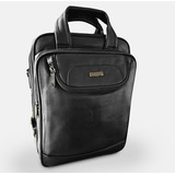 Mochila Executiva Reforçada Couro Notebook Masculina 3em1