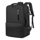 Mochila Executiva Viagem Notebook Masculina Feminina Bordo Cor Preto Desenho Do Tecido Lisa