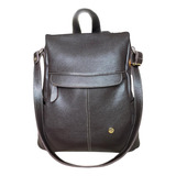 Mochila Feminina De Couro