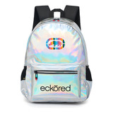Mochila Feminina Escolar Juvenil Reforçada Cor Azul claro Desenho Do Tecido Lisa