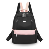 Mochila Feminina Escolar Pequena Impermeável Bolsa Viagem Cor Mochila Preta