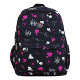 Mochila Feminina Escolar Preta