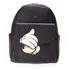Mochila Feminina Satchel Adulto Preto Mickey Minie Luxcel Cor Branco Desenho Do Tecido Liso