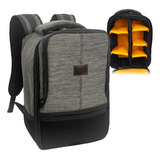 Mochila Fotográfica Para Câmeras Lentes E Notebook Optisom