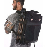 Mochila Fotográfica Photopro Style Black Notebook Capa Chuva
