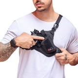 Mochila Frontal Com Coldre