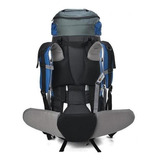 Mochila Gyzmo 60l Gt Cinza E Azul Nautika