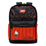 Mochila Hello Kitty T06 - 11344 - Artigo Escolar Cor Preto