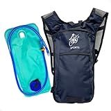 Mochila Hidratação 2 Litros Bolsa Água Impermeável Bike Mundo Compras