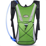 Mochila Hidratação Bolsa 2l Para Água Ciclismo Cor Verde