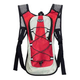 Mochila Hidratação Impermeável C Bolsa D Água Bike 2 Litro Cor Vermelha