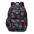 Mochila Hollister Azul Escura Com Flores 100% Original