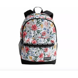 Mochila Hollister By Abercrombie Floral Branca