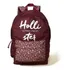Mochila Hollister Floral Azul Ou Bordô 100% Original