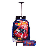 Mochila Hot Wheels Rodinhas