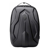Mochila Impermeavel Motoqueiro Motoboy Media Unissex Cor Carbono Brilhante