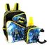 Mochila Infantil Batman 3 Bolsos Costas Grande Lancheira Cor Preto