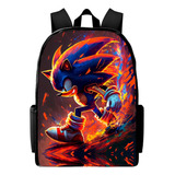 Mochila Infantil Estampa Sonic