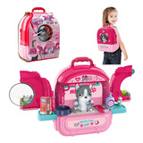 Mochila Infantil Hospital Pet 2 Em 1 Dog Cachorro Acessórios
