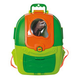 Mochila Infantil Interativa Dinossauro Verde Samba Toys