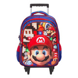 Mochila Infantil Masculina Super Mario 3d