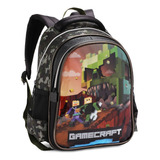 Mochila Infantil Menino Gamecraft