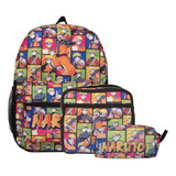 Mochila Infantil Menino Naruto