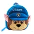 Mochila Infantil Patrulha Canina Pelúcia Escola Crianças Cor Chase