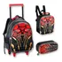 Mochila Infantil Rodinhas Homem Spider Dark Aranha 2020 Cor Dourado
