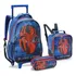 Mochila Infantil Rodinhas Homem Super Spider Aranha 2020 Cor Azul-marinho