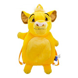 Mochila Infantil Simba Rei Leão 43x31 Cm - Disney Cor Amarelo