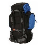 Mochila Intruder Cargueira Camping 60l Preta azul Nautika